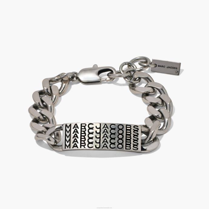 Marc Jacobs The Barcode Monogram ID Chain Bracelet N84Z426