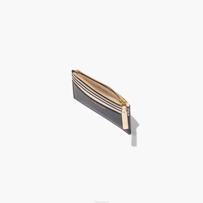 Marc Jacobs The Slim 84 Colorblock Zip Card Case N84Z328
