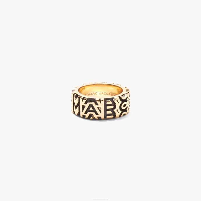 Marc Jacobs The Monogram Engraved Ring N84Z458