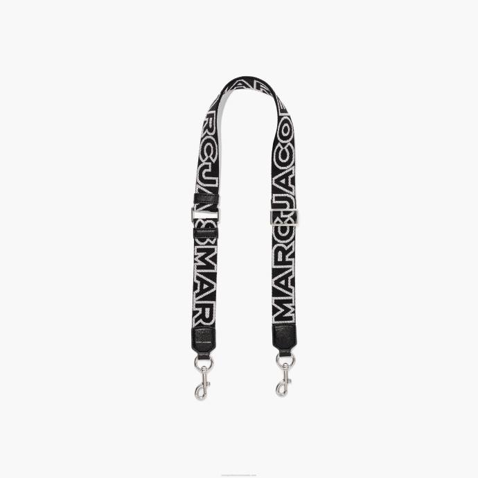 Marc Jacobs The Thin Outline Logo Webbing Strap N84Z353