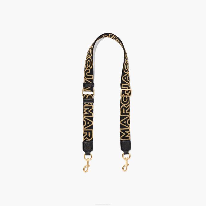 Marc Jacobs The Thin Outline Logo Webbing Strap N84Z355