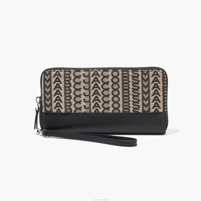 Marc Jacobs The Monogram Jacquard Continental Wristlet Wallet N84Z256