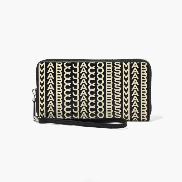 Marc Jacobs The Monogram Leather Continental Wristlet Wallet N84Z247