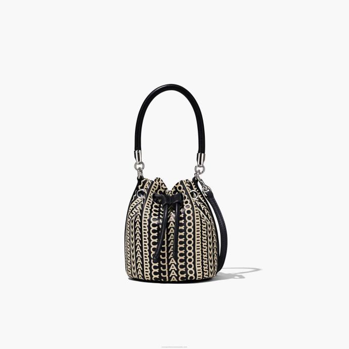 Marc Jacobs The Monogram Leather Micro Bucket Bag N84Z140
